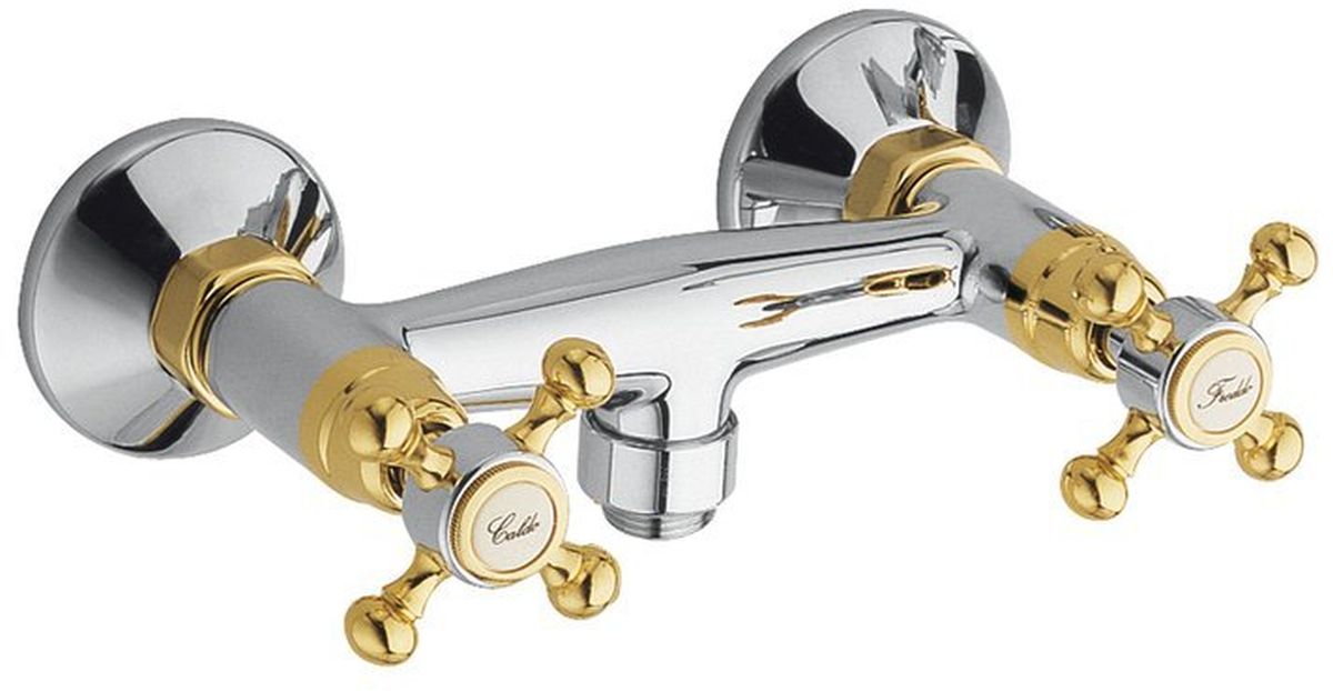 Sapho Antea mitigeur de douche murale chrome-doré 3862