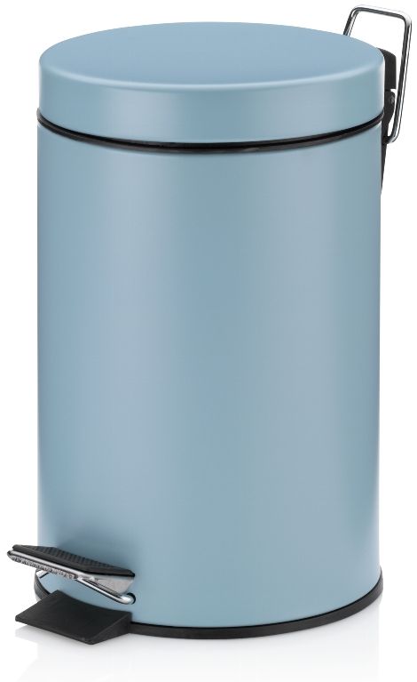 Kela Monaco poubelle 3 l bleu 24290