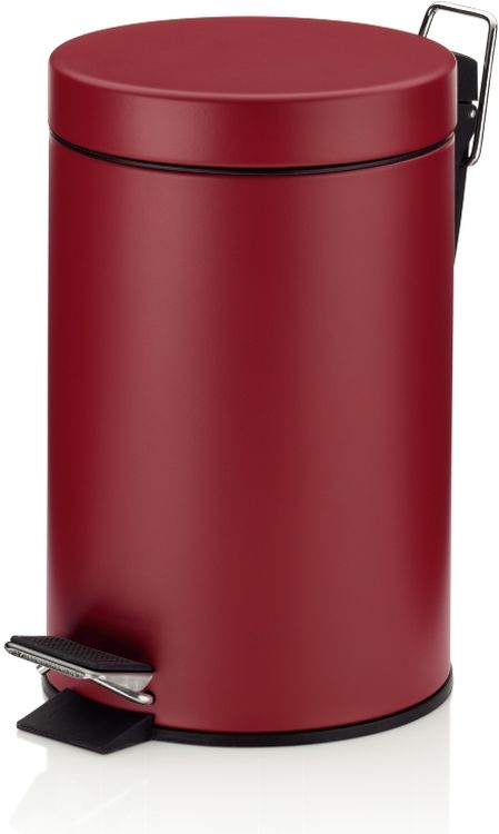 Kela Monaco poubelle 3 l rouge 24297