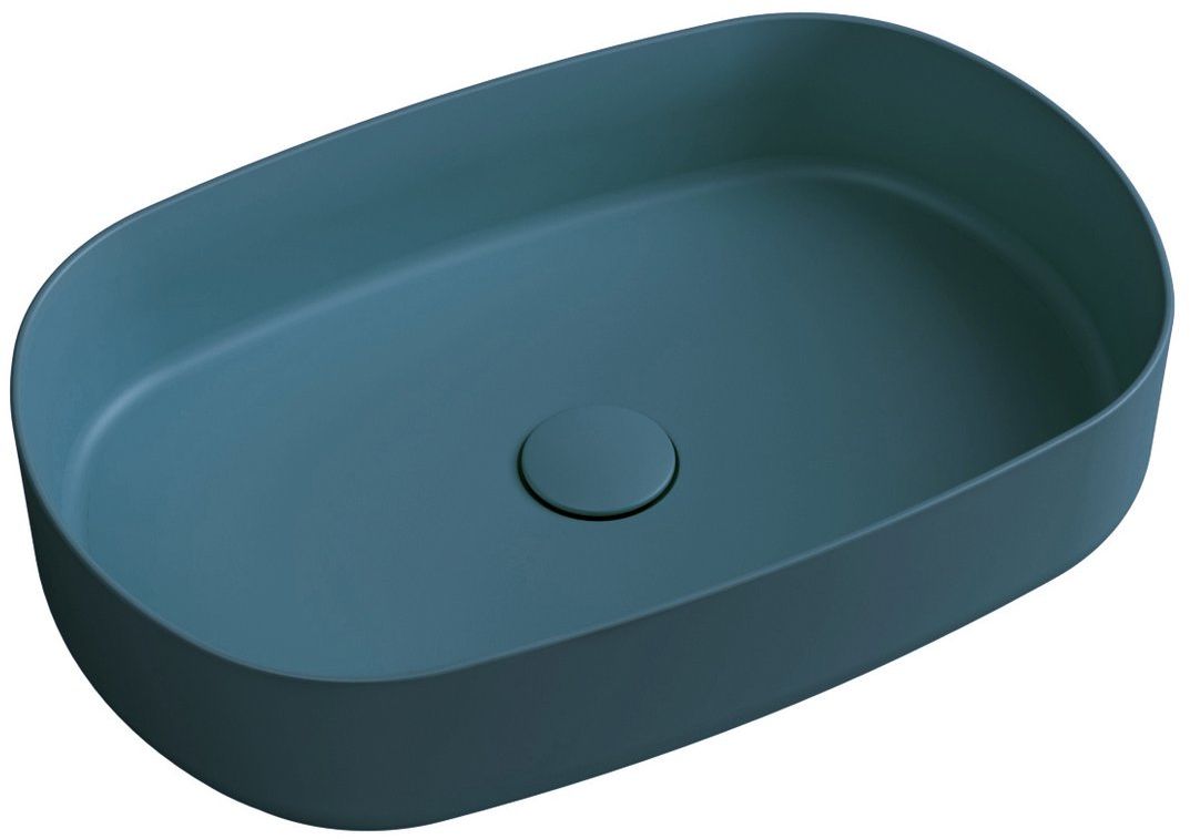 Isvea Infinity lavabo 55x36 cm ovale à poser mat 10NF65055-2P
