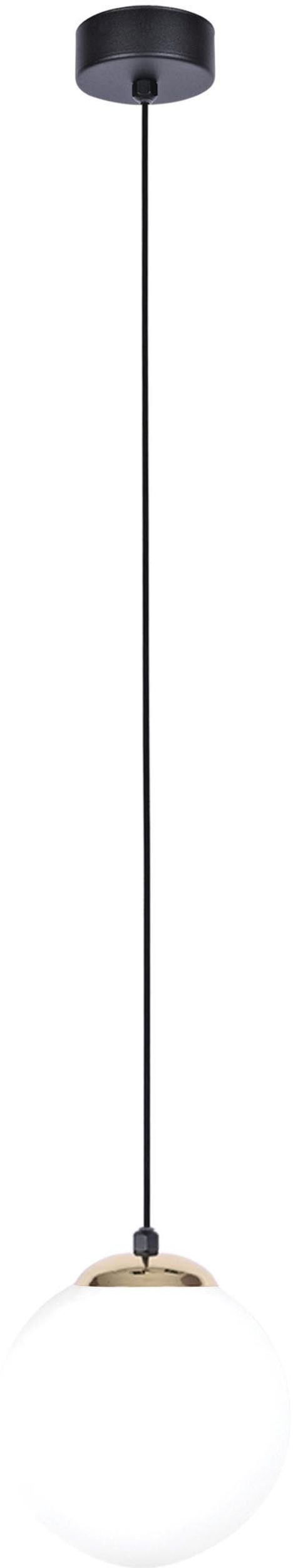 Kaja Isla lampe suspendue 1x40 W blanc-noir-patine K-4911