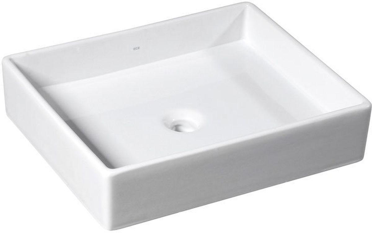 Isvea Purity lavabo 50x42 cm rectangulaire à poser blanc 10PL66050