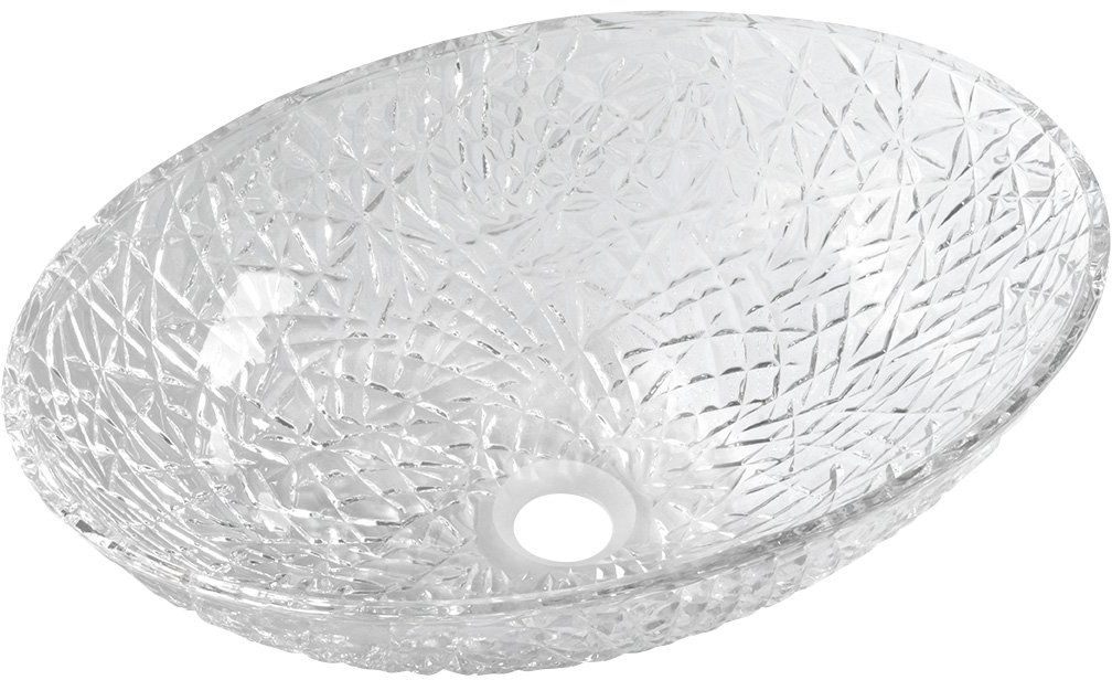 Sapho Beauty lavabo 50x36 cm ovale à poser TY305CL