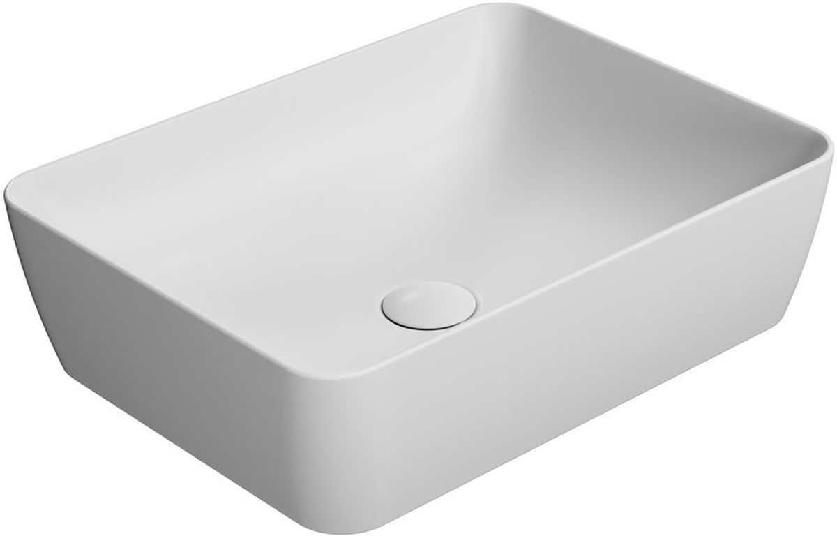 GSI Sand lavabo 50x38 cm rectangulaire à poser blanc mat 903709