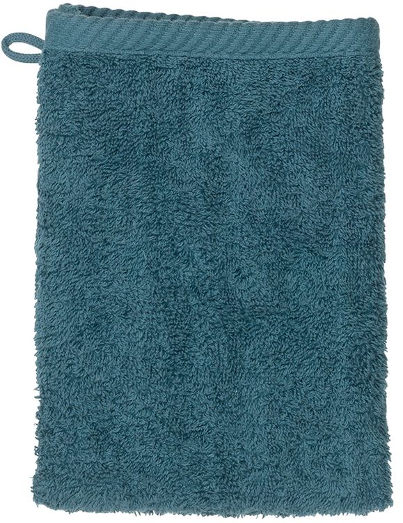 Kela Ladessa serviette 21x15 cm coton bleu 23198