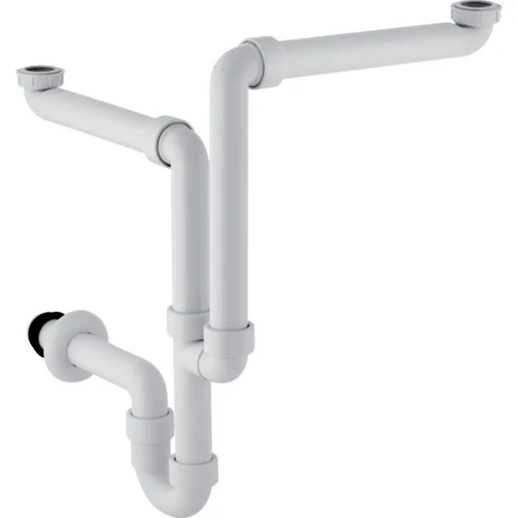 Geberit siphon de lavabo tubulaire blanc 151.114.11.1