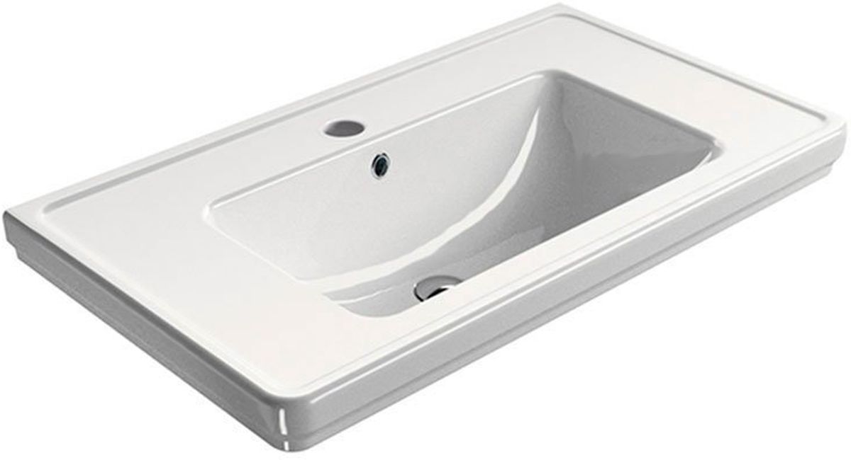 GSI Classic lavabo 90x50 cm rectangulaire classique blanc 8788111