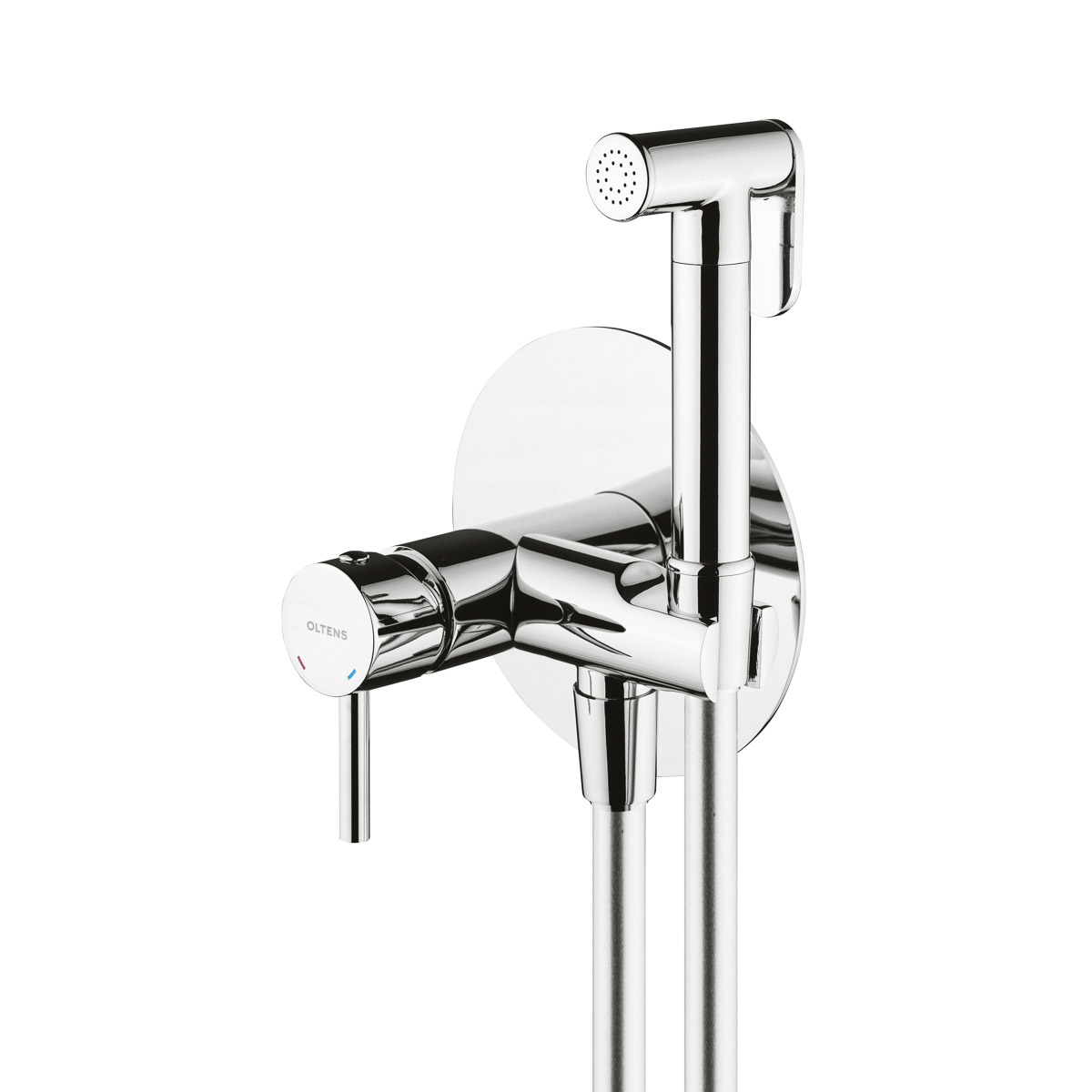 Oltens Molle mitigeur bidet avec kit de douche encastrée chrome 31100100