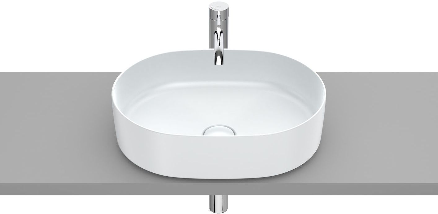 Roca Inspira lavabo 50x37 cm ovale à poser A327520630
