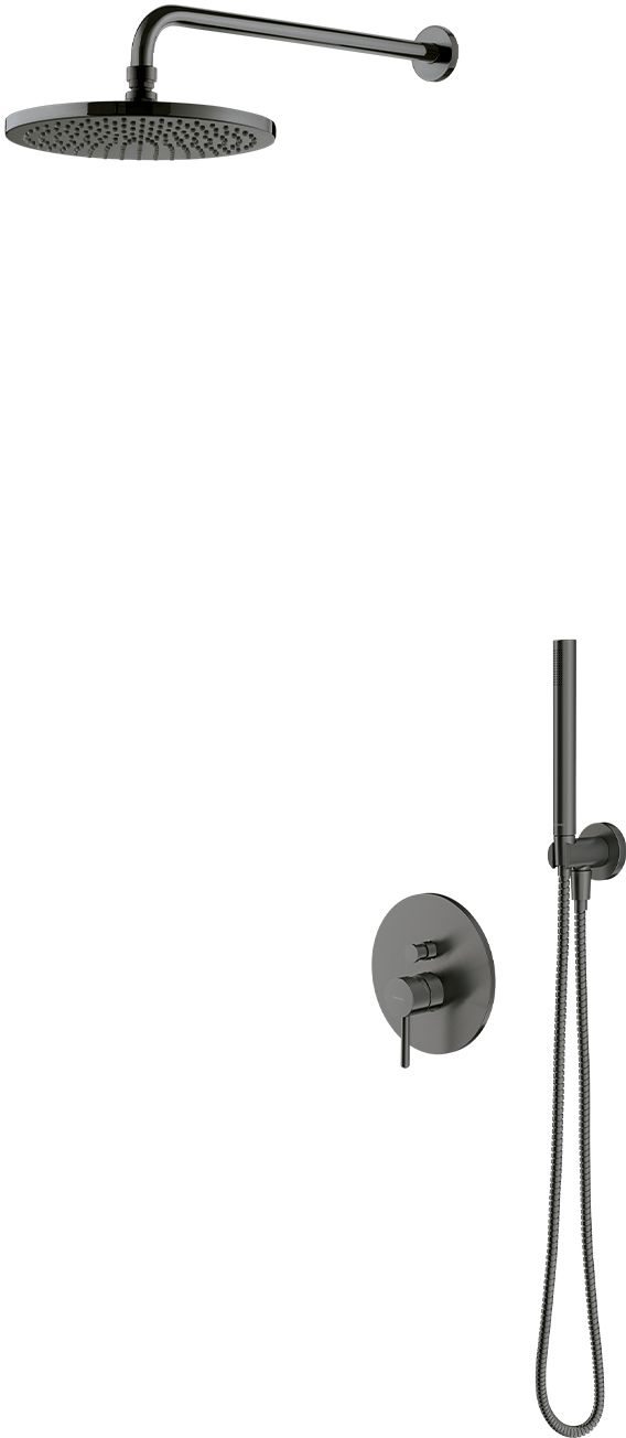 Omnires Y ensemble de douche encastré oui graphite SYSY35GR