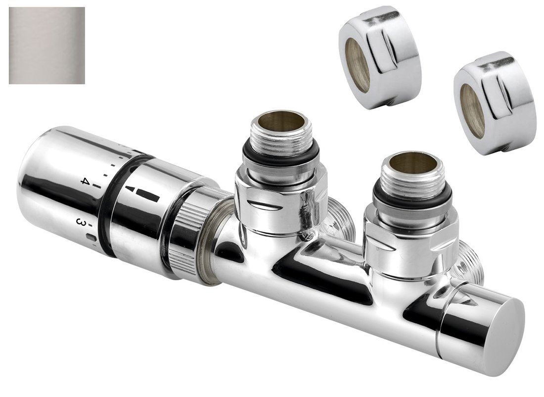 Sapho Twin kit thermostatique chrome CP3525S