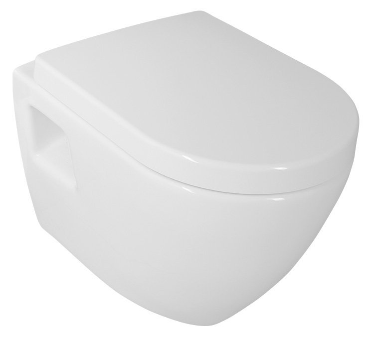 Aqualine Nera cuvette de wc suspendue blanc NS952