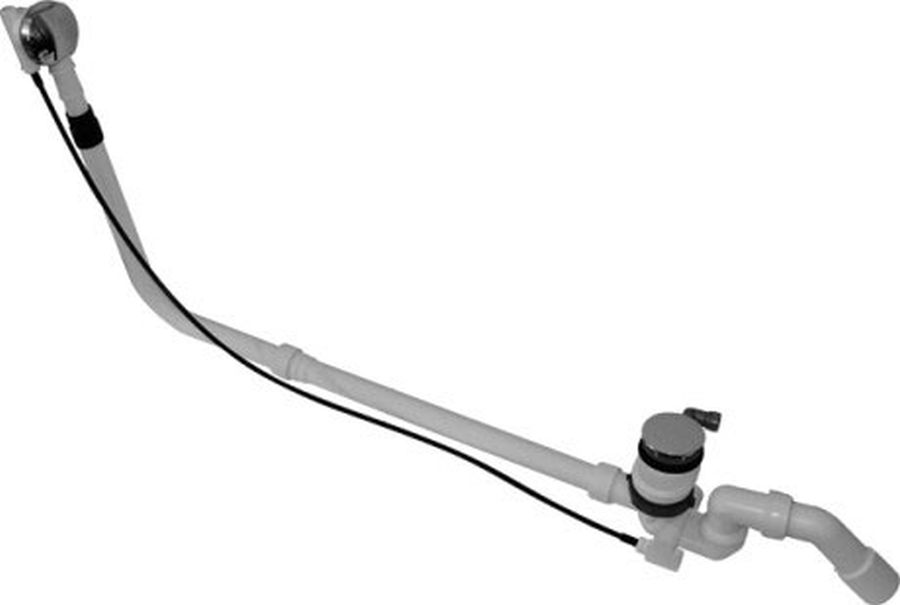 Duravit Quadroval siphon de baignoire chrome 791226000001000