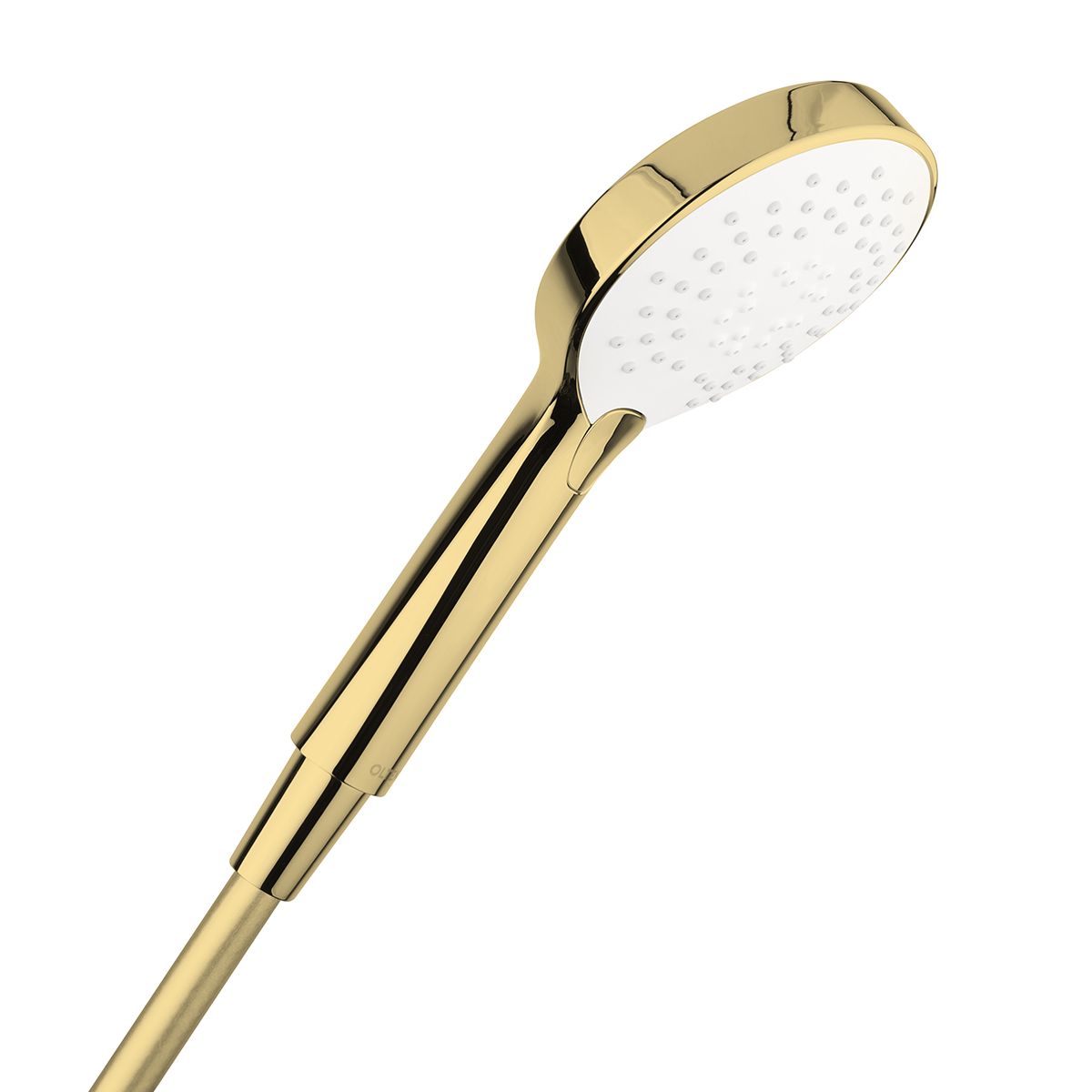 Oltens Driva EasyClick pommeau de douche brillant doré/blanc 37104800
