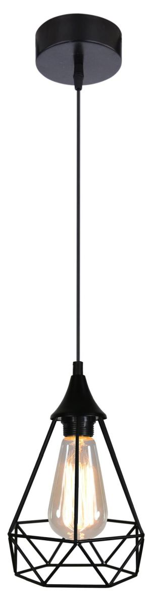 Candellux Graf lampe suspendue 1x60 W noir 31-62888