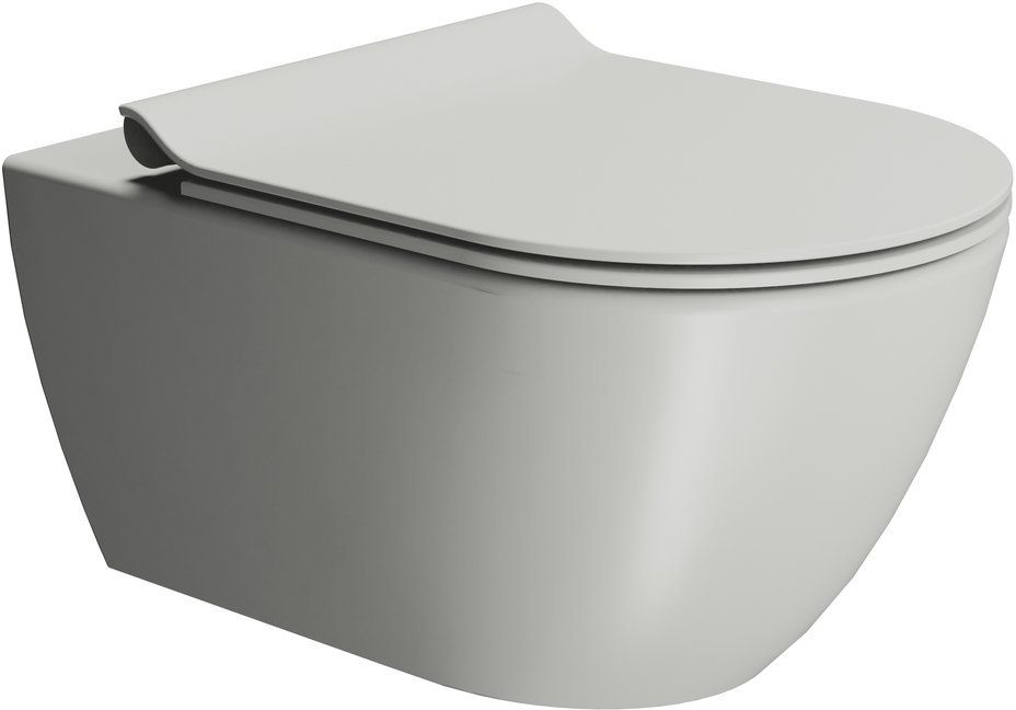 GSI Pura cuvette de wc suspendue oui gris mat 881517