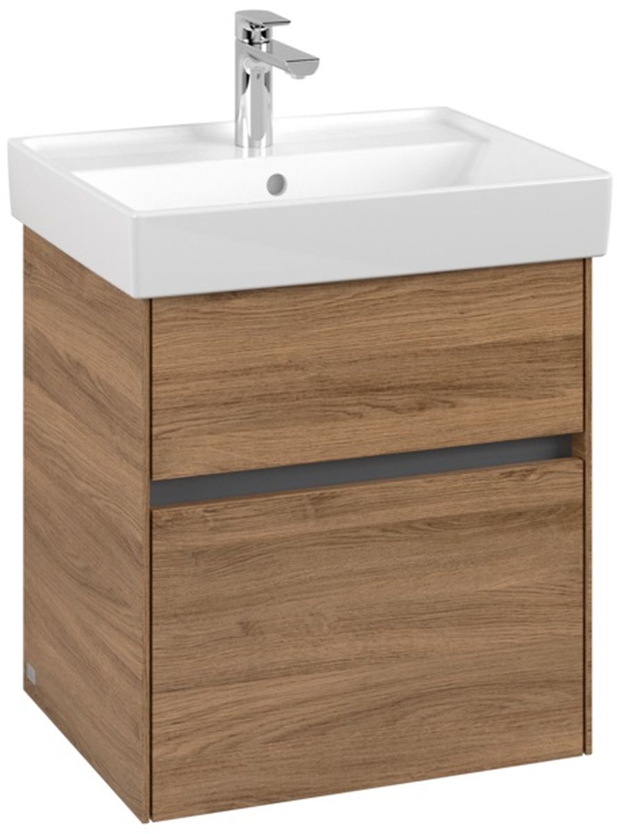 Villeroy & Boch Collaro armoire 51x41.4x54.6 cm sous-lavabo suspendu chêne C00700RH
