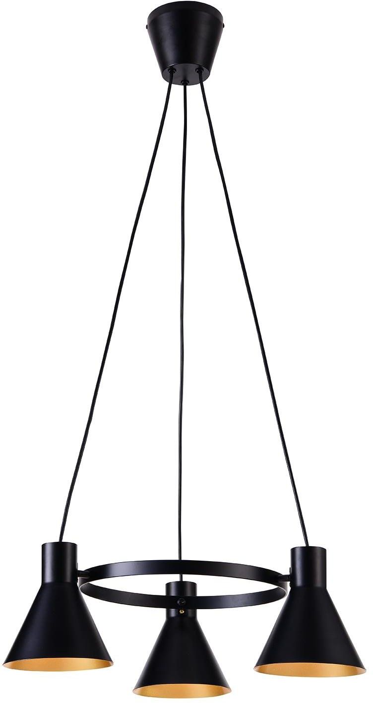 Candellux More lampe suspendue 3x40 W noir 33-71156