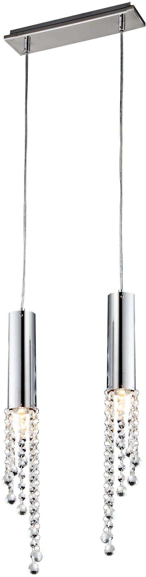 Candellux Duero lampe suspendue 2x3 W chrome 32-25265-Z