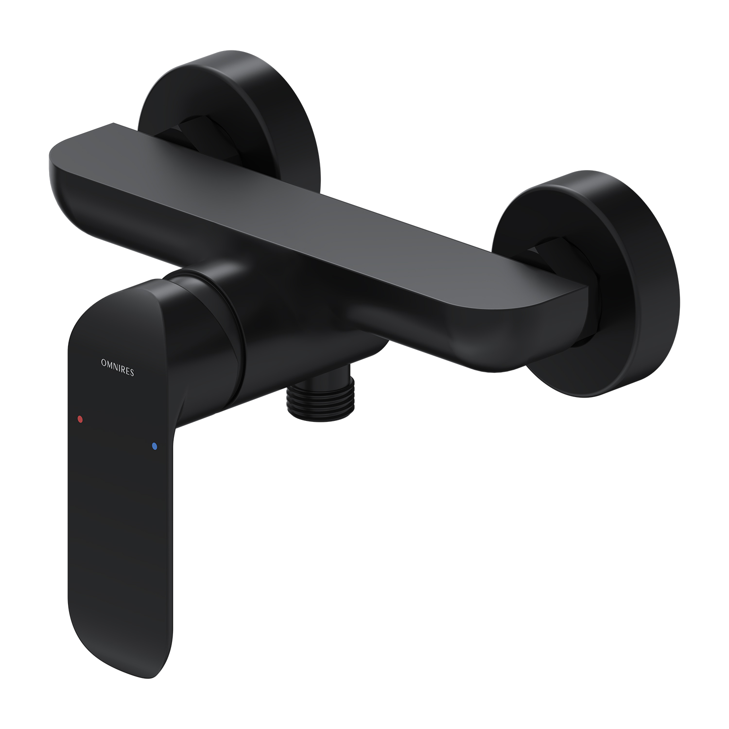 Omnires Sacramento mitigeur de douche murale noir SC2340BL