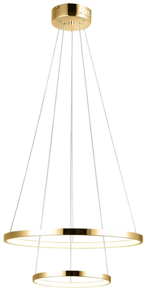 Candellux Lune lampe suspendue 2x40 W doré 32-76281