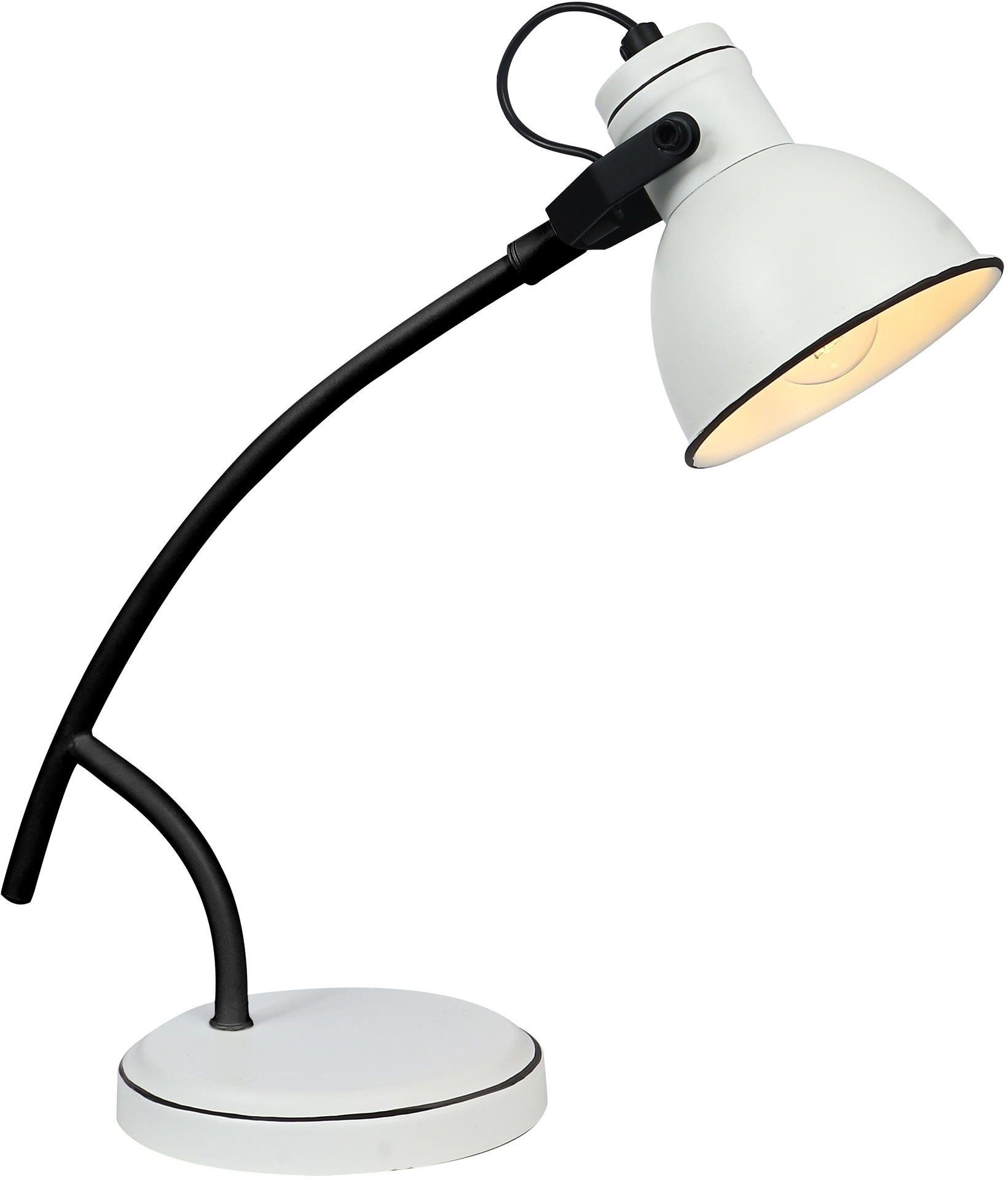 Candellux Zumba lampe de bureau 1x40 W blanc-noir 41-72085