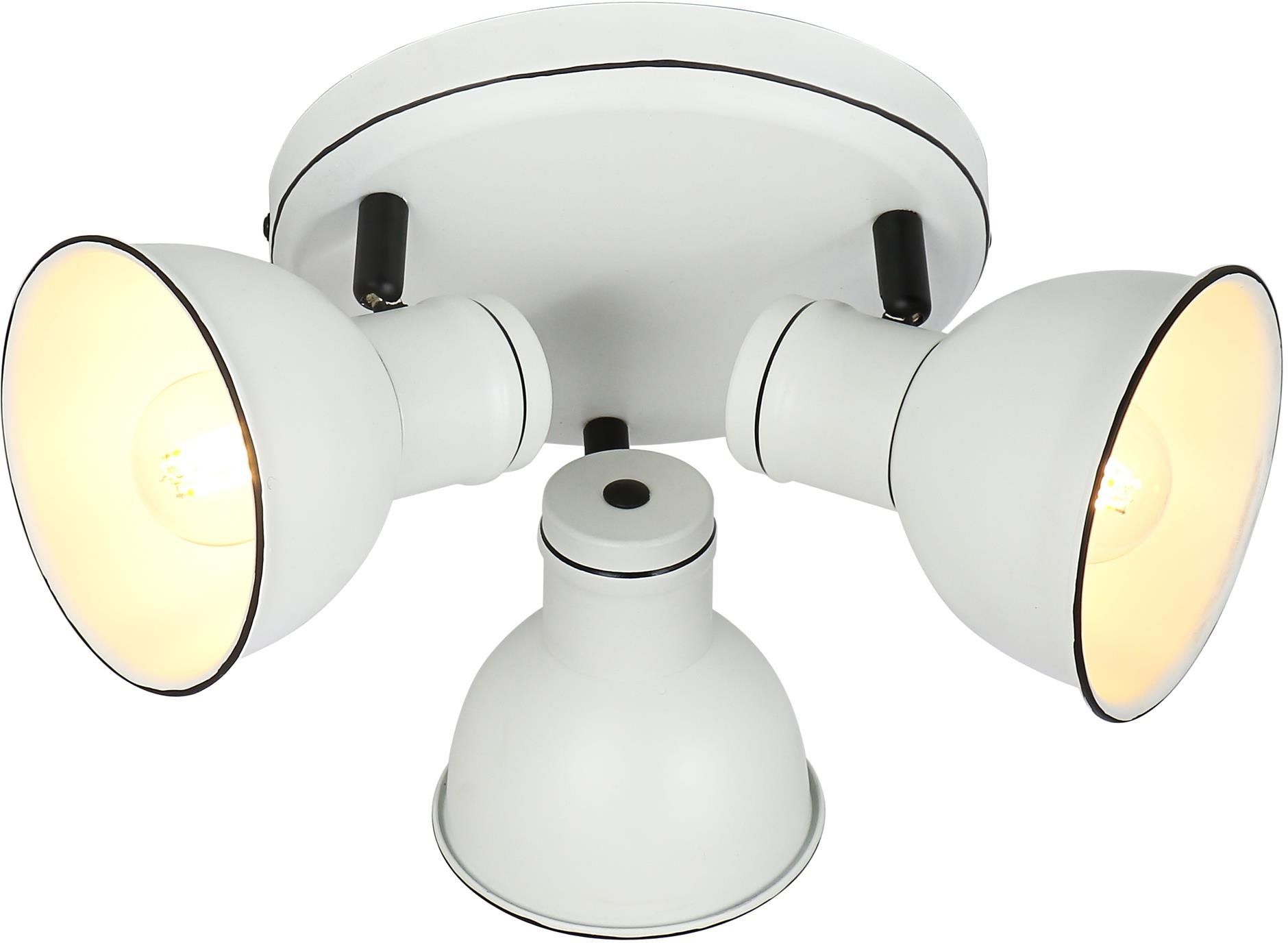 Candellux Zumba plafonnier 3x40 W blanc-noir 98-72160