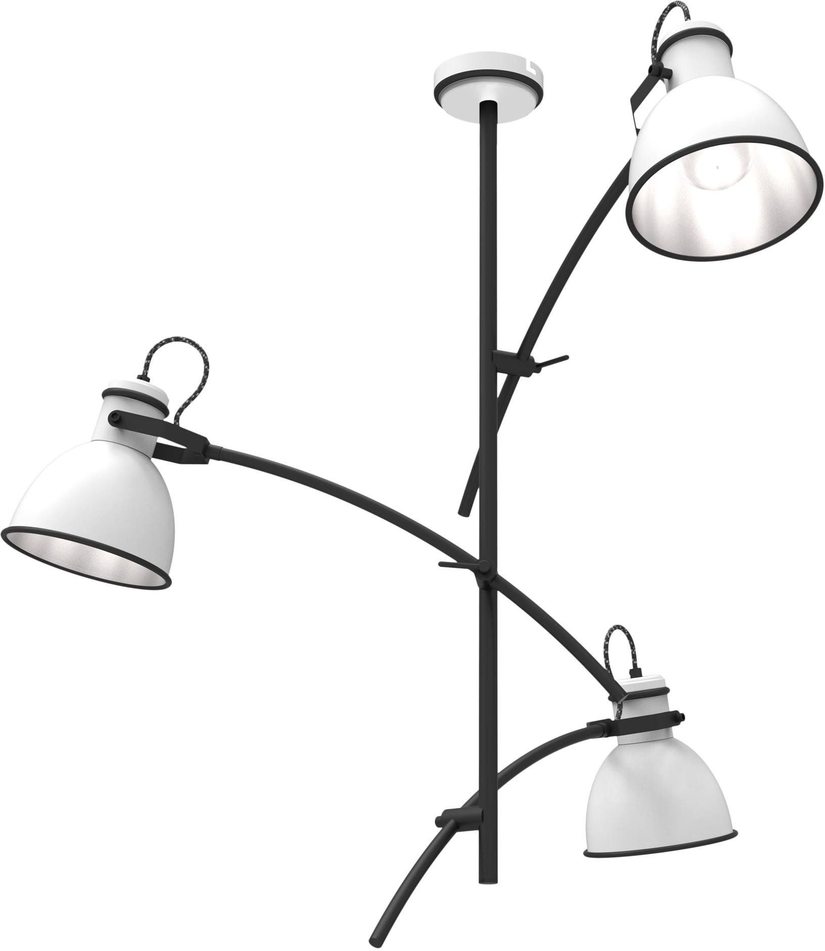 Candellux Zumba plafonnier 3x60 W blanc-noir 33-72061