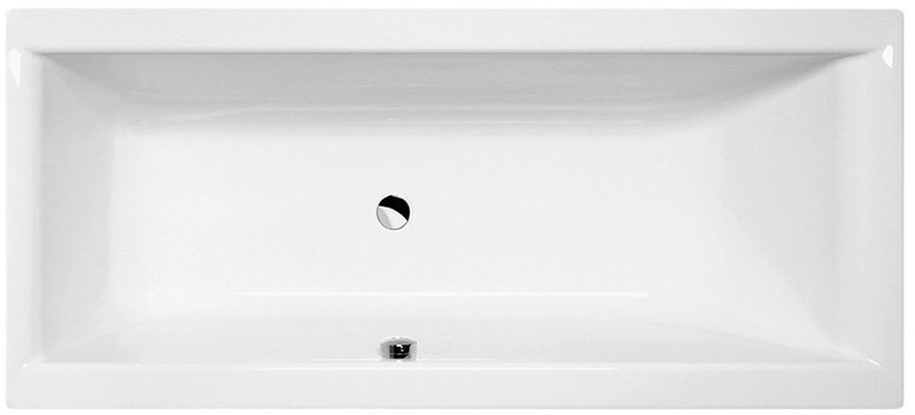 Polysan Cleo baignoire rectangulaire slim 160x75 cm blanc 93611S