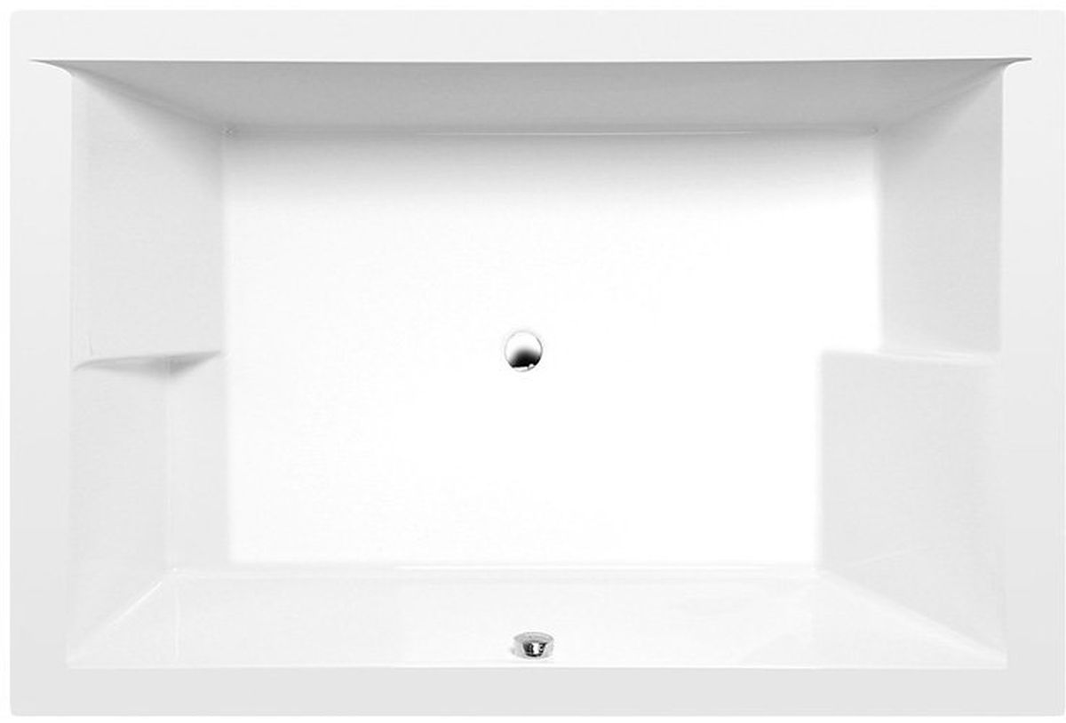 Polysan Dupla baignoire rectangulaire 180x120 cm blanc 13611