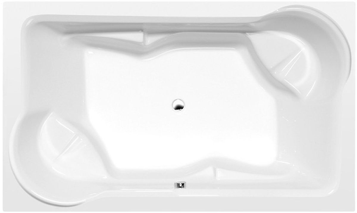 Polysan Duo baignoire rectangulaire 200x120 cm blanc 16211