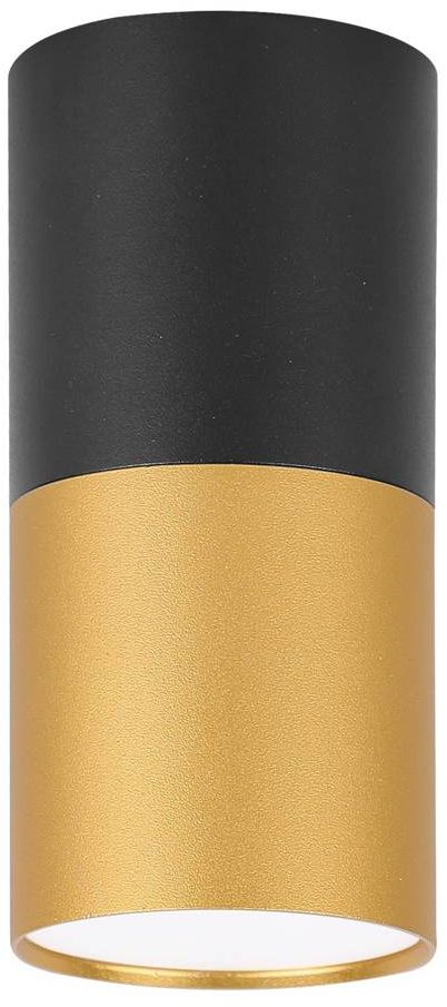 Candellux Tuba plafonnier 1x15 W noir-doré 2281728