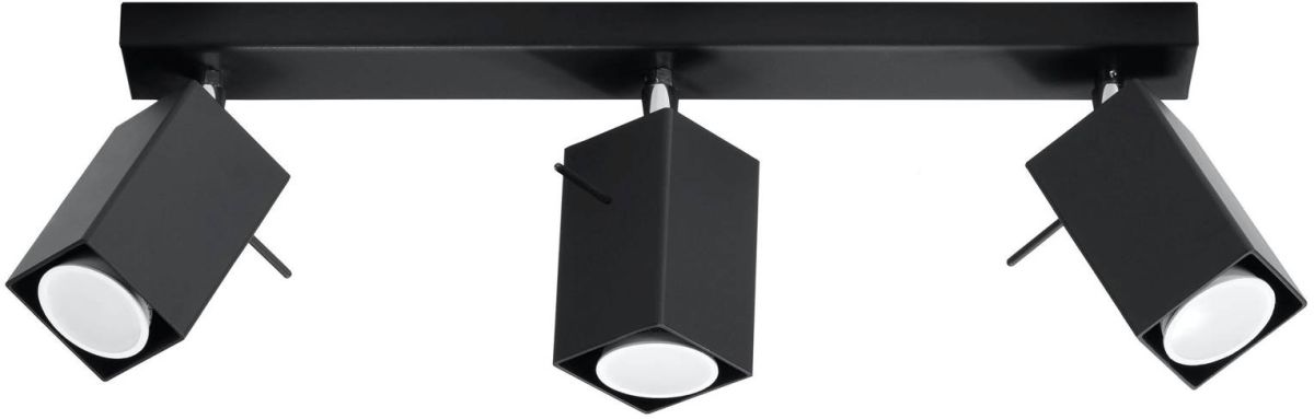 Sollux Lighting Merida plafonnier 3x40 W noir SL.0101