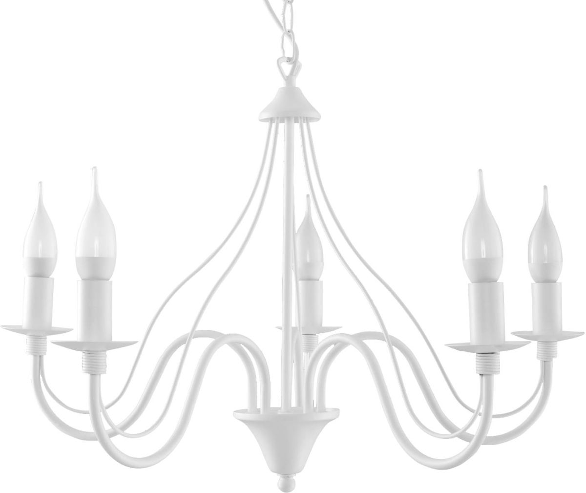 Sollux Lighting Minerwa lampe suspendue 5x40 W blanc SL.0214