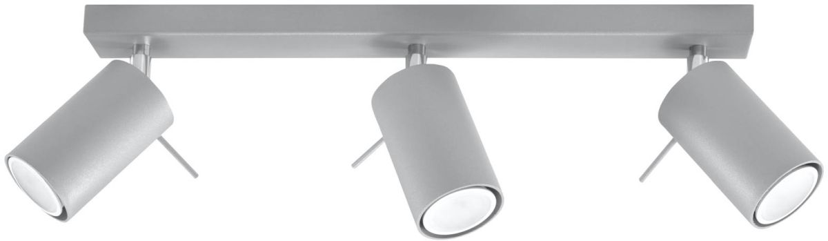 Sollux Lighting Ring plafonnier 3x40 W gris SL.0451