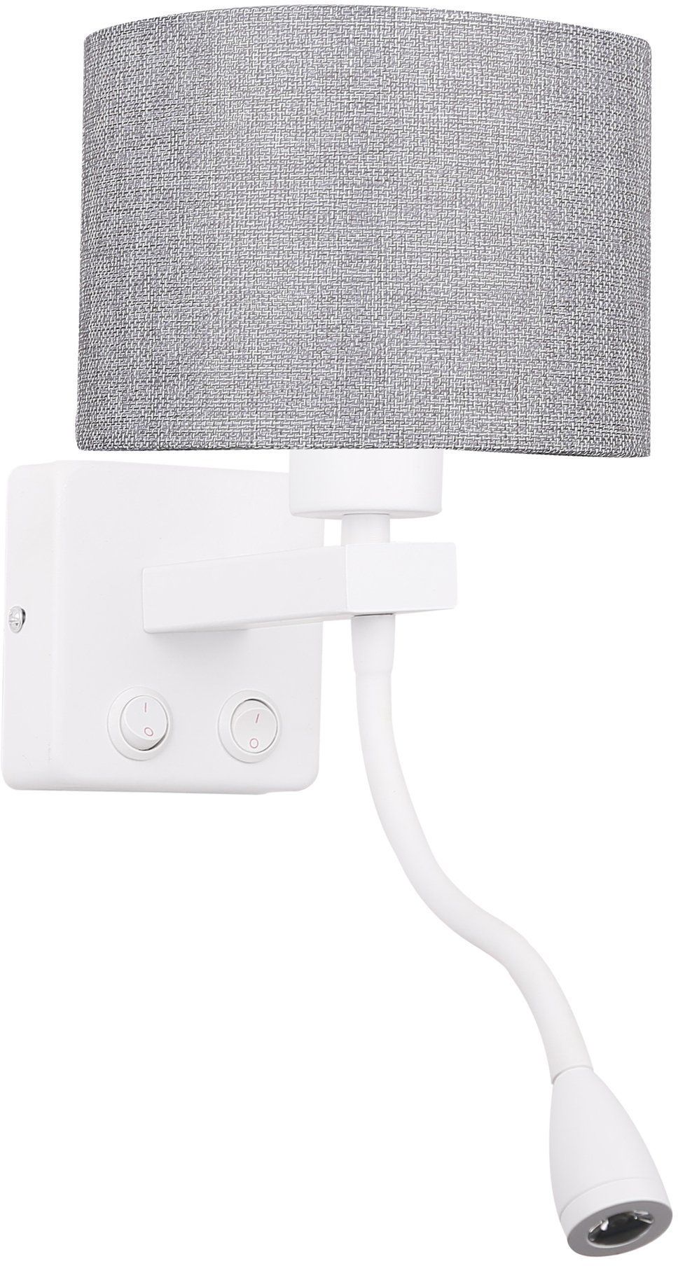 Candellux Polo applique murale 2x40 W blanc-gris 21-75383