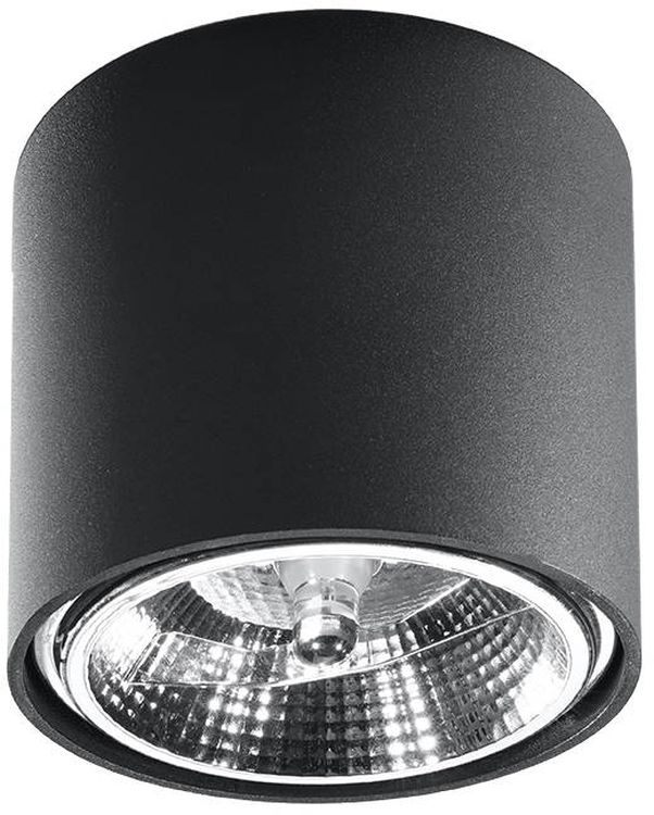 Sollux Lighting Tiube plafonnier 1x40 W noir SL.0697