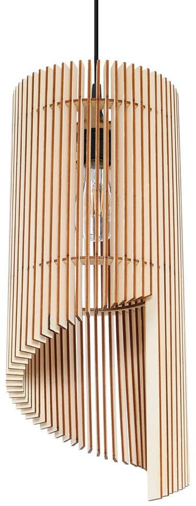 Sollux Lighting Alexia lampe suspendue 1x60 W bois SL.0640