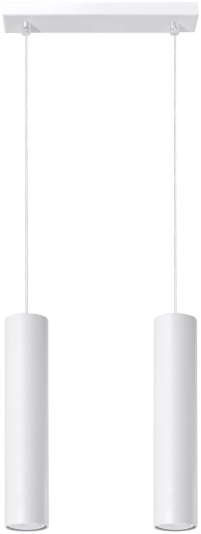 Sollux Lighting Lagos lampe suspendue 2x40 W blanc SL.0324