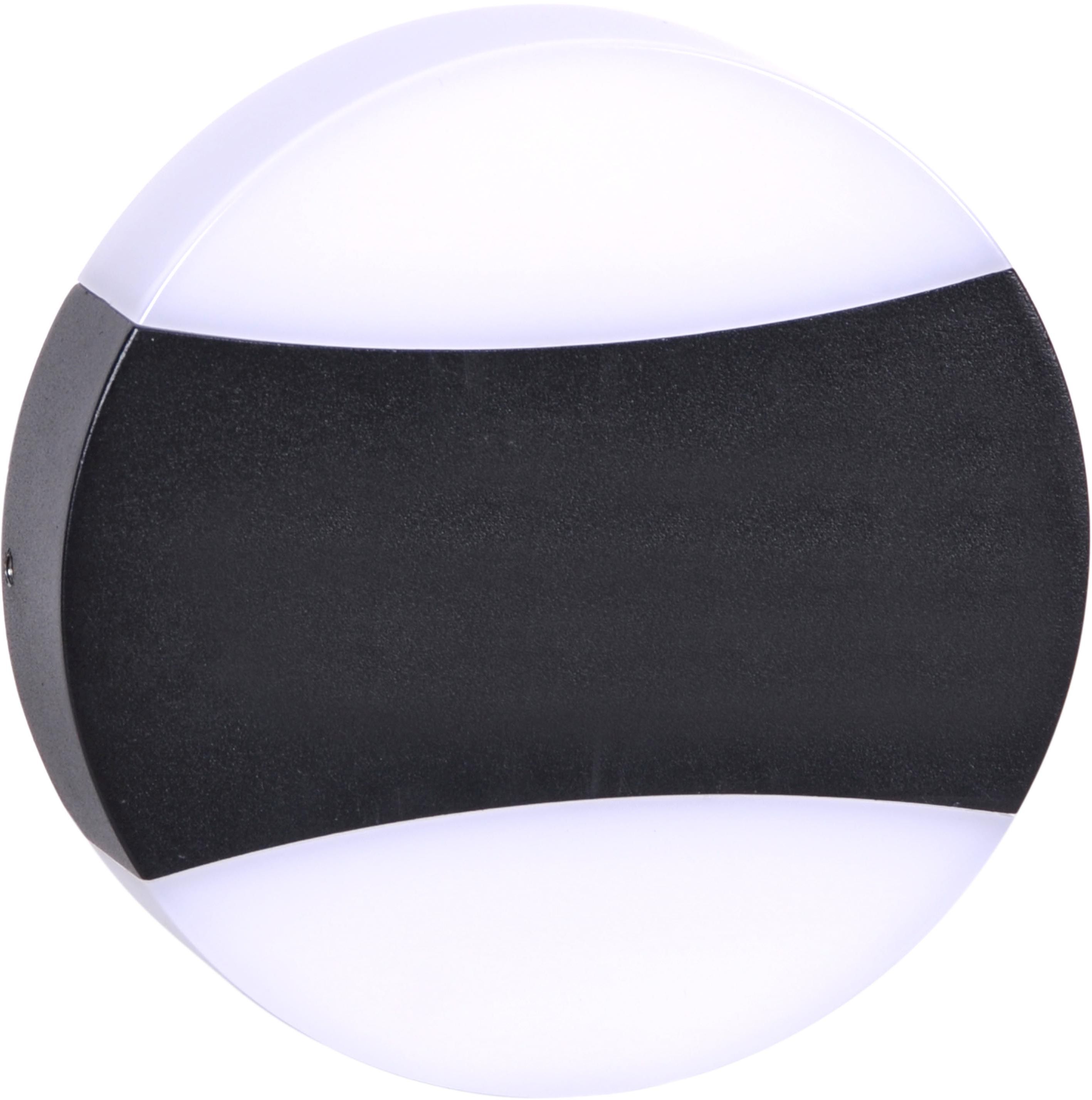 Kaja Sitra applique murale extérieure x0.5 W blanc-noir K-8143