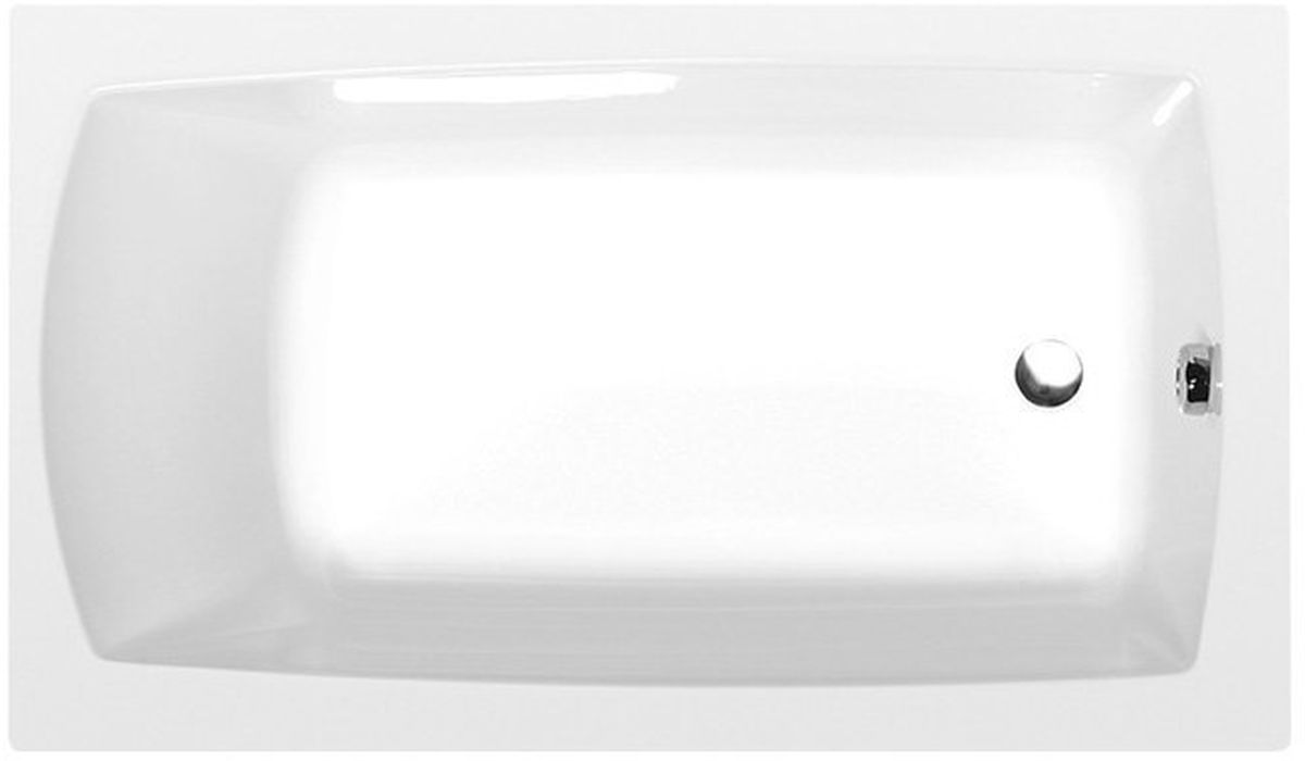 Polysan Lily baignoire rectangulaire 130x70 cm blanc 77511