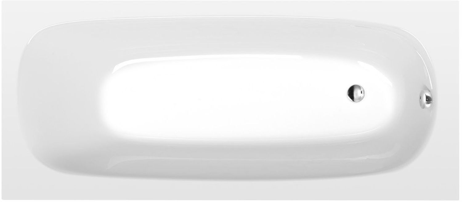 Polysan Ebro baignoire rectangulaire 170x75 cm blanc 26711