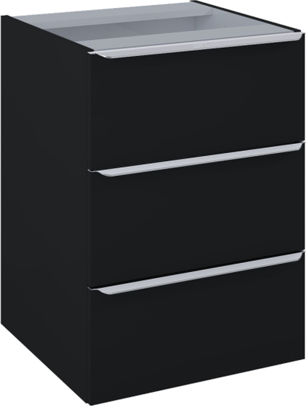 Elita Lofty armoire 50x48.7x69.5 cm latérale suspendue noir RE080500127160