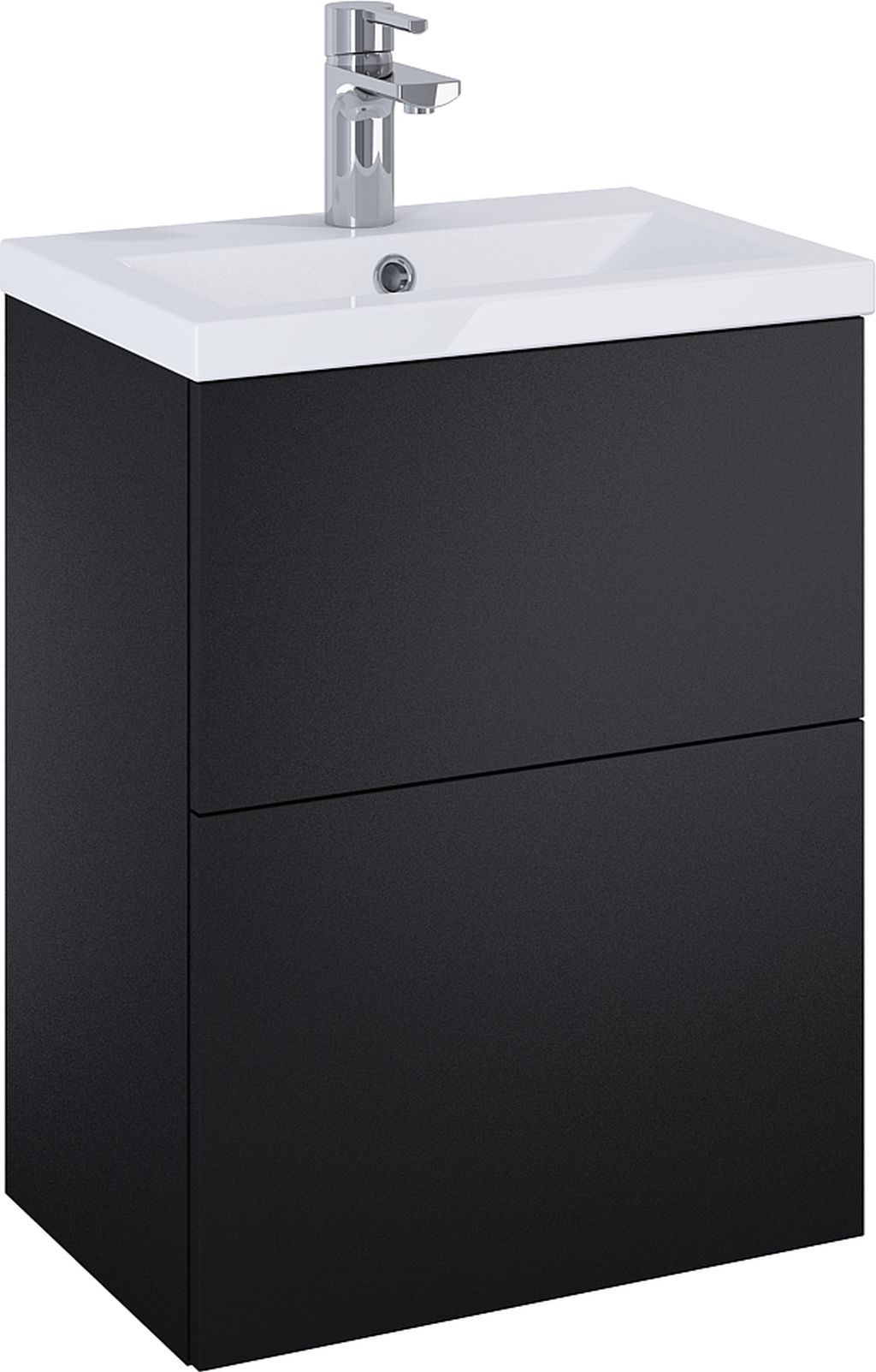 Elita Kido lavabo avec meuble 50 cm noire RE020501117160