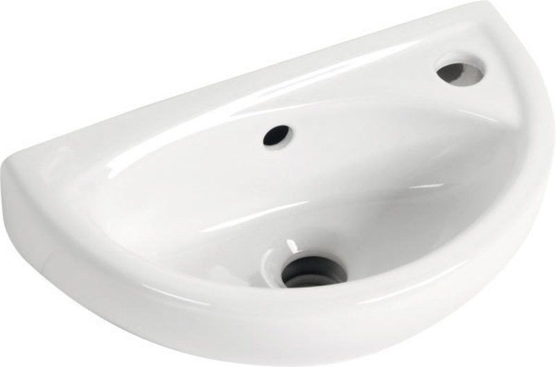Creavit Oval lavabo 39x23 cm ovale classique blanc TP040