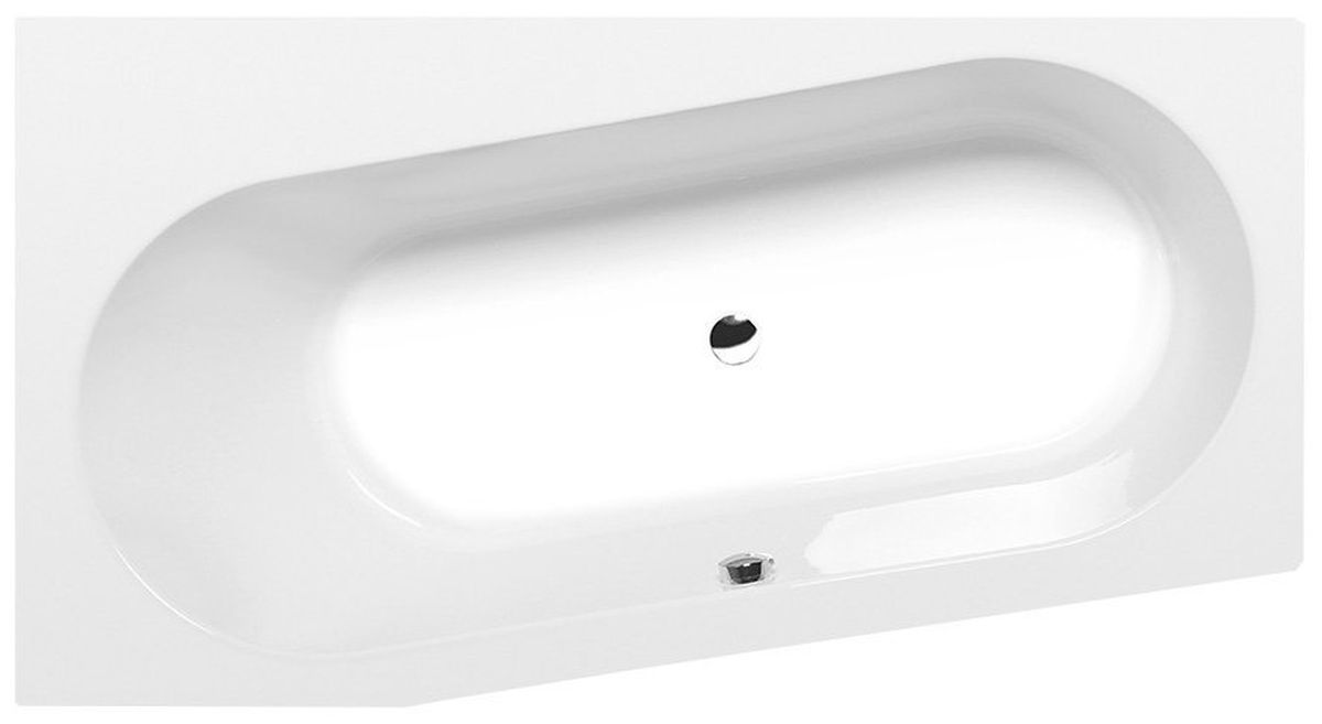 Polysan Astra baignoire d’angle 165x90 cm côté gauche blanc 30611