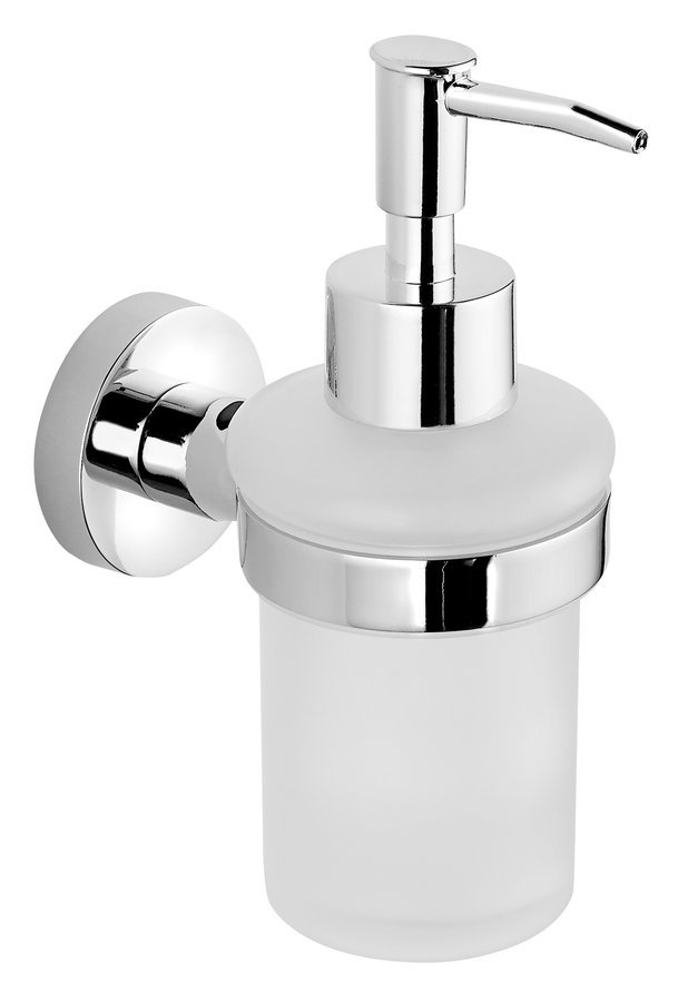 Aqualine Samba distributeur de savon 150 ml chrome-verre SB119