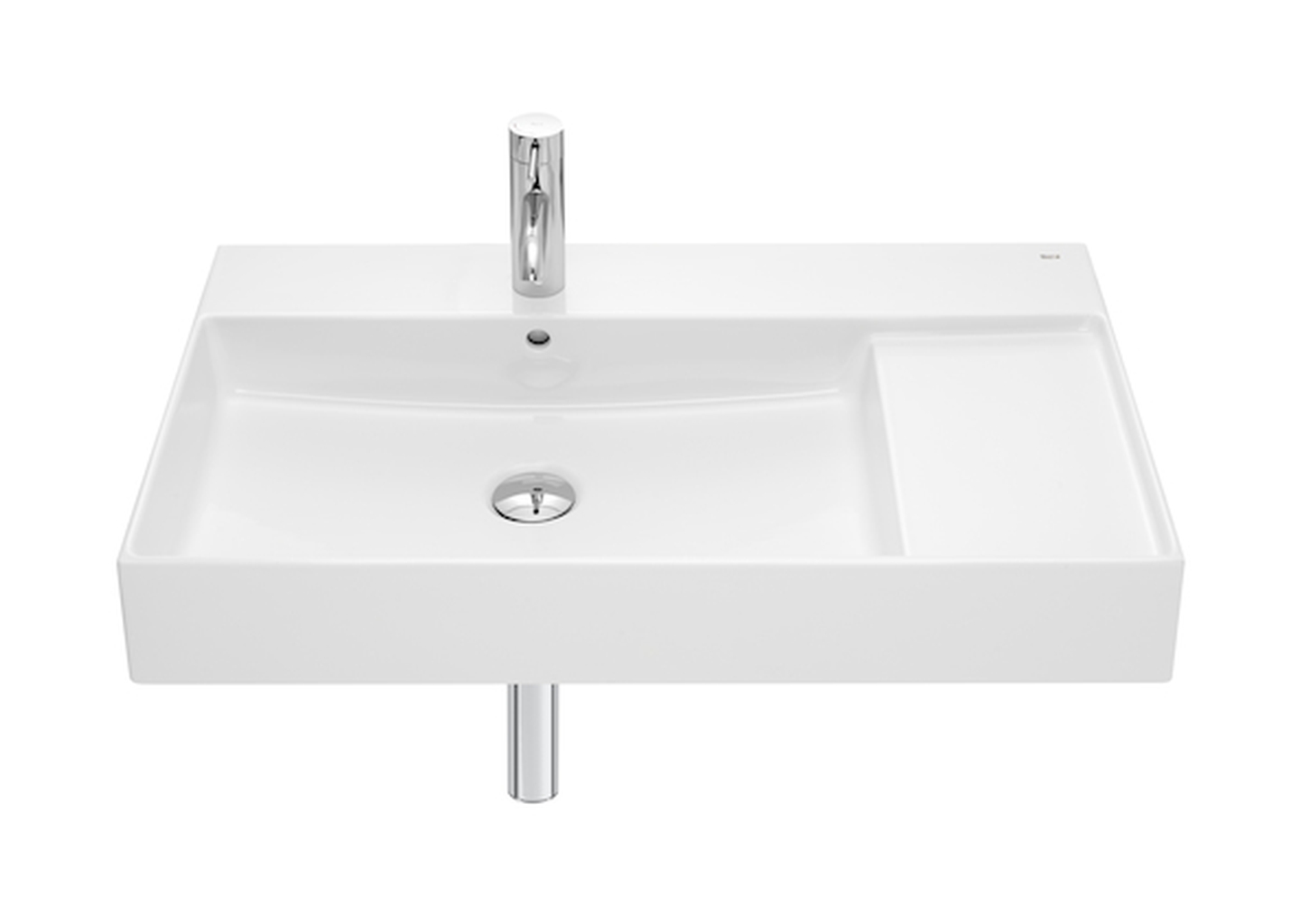 Roca Inspira lavabo 80x49 cm rectangulaire classique blanc A32752BS00