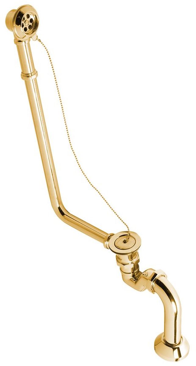 Polysan Charleston siphon de baignoire doré 71799