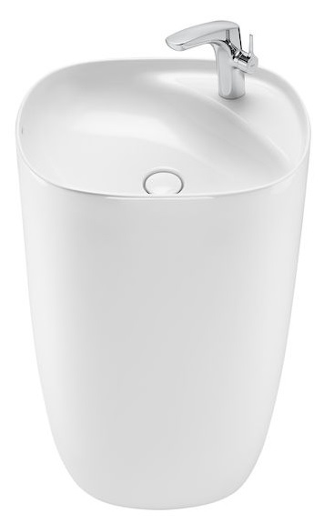 Roca Beyond lavabo 50x45 cm ovale blanc brillant A3270B0S00